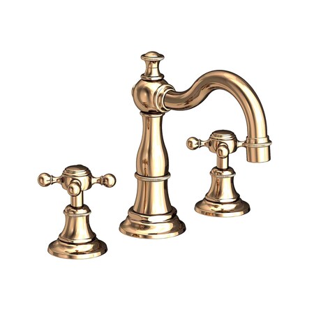 Newport Brass Widespread Lavatory Faucet in French Gold (Pvd) 1760-24A